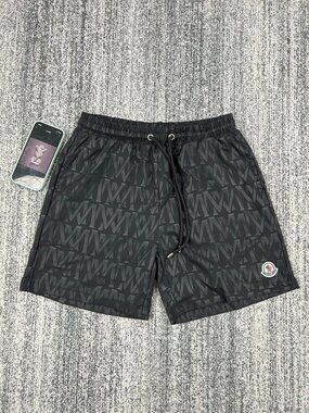 Moncler Black Swim Trunks